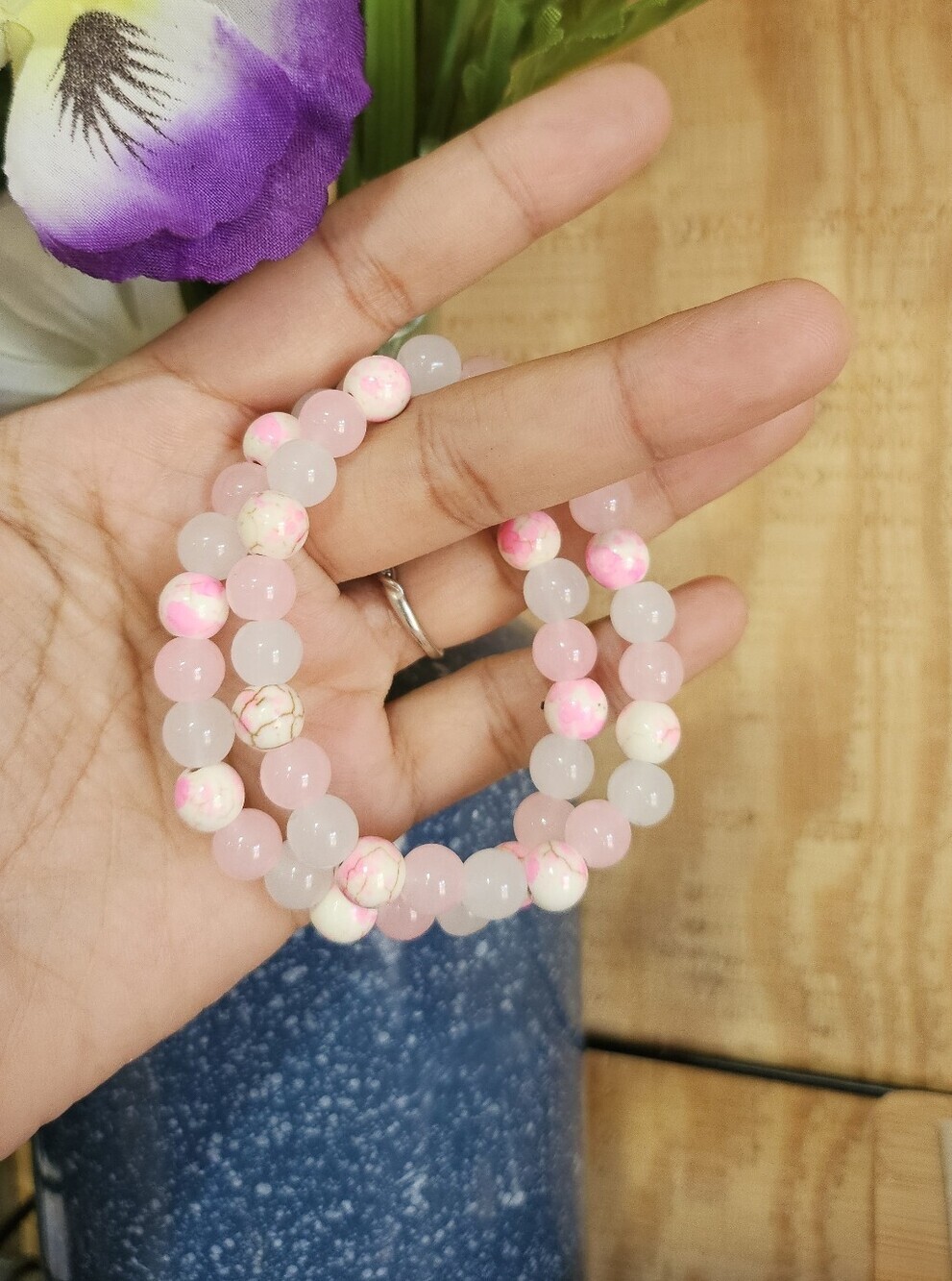 2PCS Natural Stone Bracelet